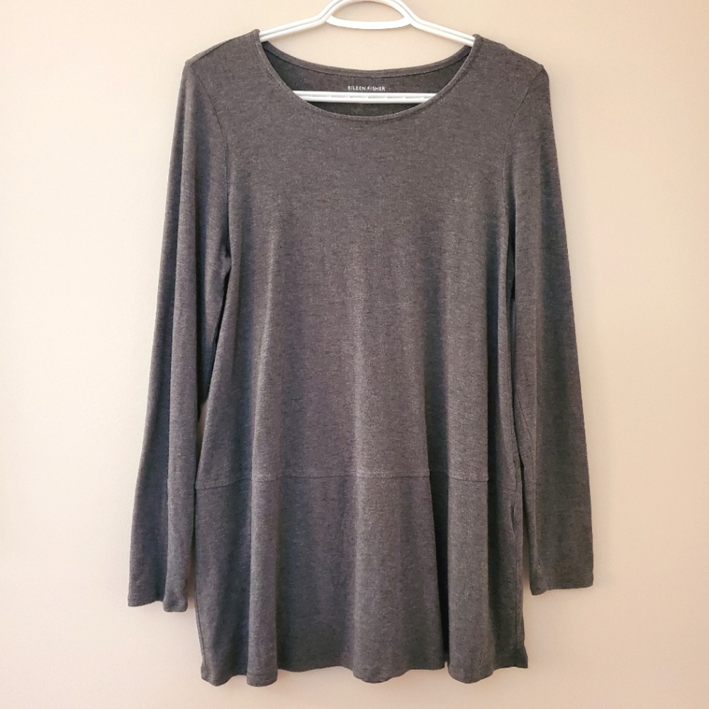Eileen Fisher - Tencel blend long sleeve top - Size M